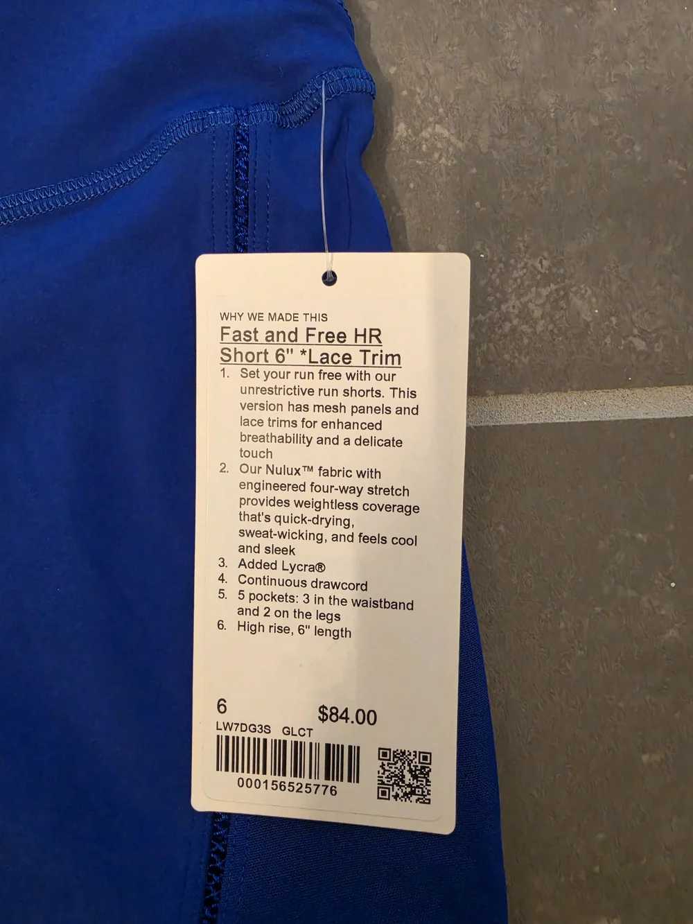 Lululemon Fast And Free Shorts